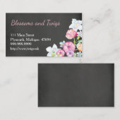 Waterverf van Chalkboard Visitekaartje (Voorkant / Achterkant)