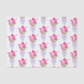 Waterverf van Chinoiserie Ginger Jar Tissuepapier (Voorkant)