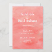 Waterverf van Coral Dreams Weddenschap Kaart (Voorkant)