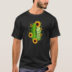 Waterverf van Cucumber Pickle T-shirt