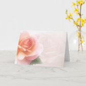 Waterverf van de alle-gelegenheid nam Wenskaart Kaart (Gele Bloem)