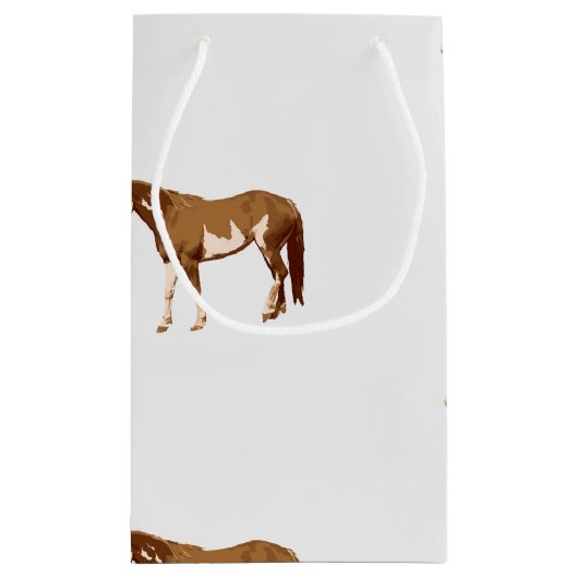 Waterverf van de Amerikaanse paardenpestsport Klein Cadeauzakje (Achterkant)