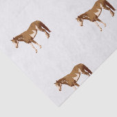 Waterverf van de Amerikaanse paardenpestsport Tissuepapier (Detail)