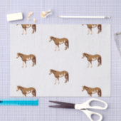 Waterverf van de Amerikaanse paardenpestsport Tissuepapier (Craft)