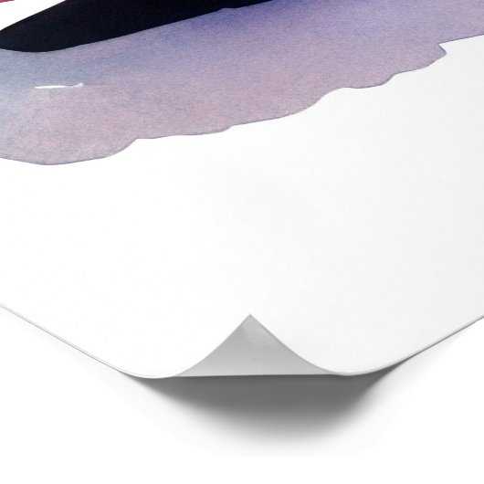 Waterverf van de auto poster (Hoek)