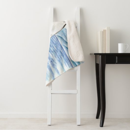 Waterverf van de Bbereikende Orca-walvis Sherpa Deken (In situ)