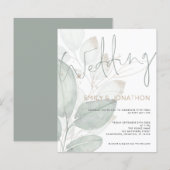 Waterverf van de begroting (Voorkant / Achterkant)