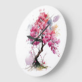 Waterverf van de Blossom-boom van de volledige blo Grote Klok (Hoek)