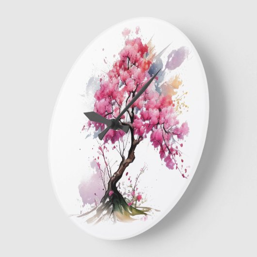 Waterverf van de Blossom-boom van de volledige blo Grote Klok (Hoek)