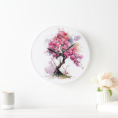 Waterverf van de Blossom-boom van de volledige blo Grote Klok (Huis)