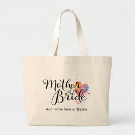 Waterverf van de Bride Large Canvas Canvas tas