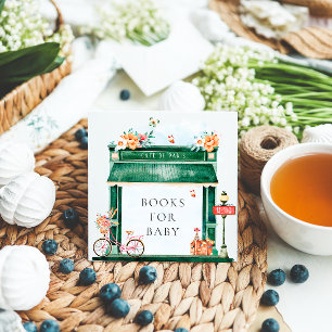 Waterverf van de cafe Boulangerie van Parijs voor  Informatiekaartje