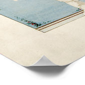 Waterverf van de Franse Neursery Room Floral Art Poster (Hoek)