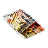 Waterverf van de Franse wijk van New Orleans Magneet (Rechterzijde)