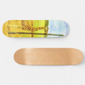 Waterverf van de Giraffe, Persoonlijk Skateboard (Horizontaal)