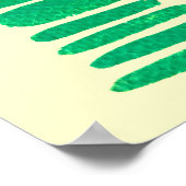 Waterverf van de grappige, kleurrijke meisjespop poster (Hoek)