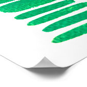 Waterverf van de grappige, kleurrijke meisjespop poster (Hoek)