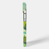 waterverf van de groene vallei op zijde Case-Mate iPhone case (Achterkant / Links)