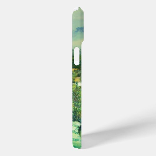 waterverf van de groene vallei op zijde Case-Mate iPhone case (Achterkant / Rechts)