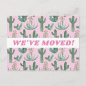 WATERVERF van de herkenningswoestijncactus BEWEGEN Briefkaart (Voorkant)