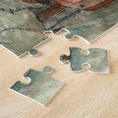 Waterverf van de Ierse Pub Jigzaag Puzzle Legpuzzel (Zijkant)