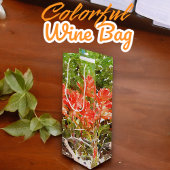 Waterverf van de Indiase schildpenseel WildFlower Wijn Cadeautas