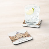 Waterverf van de Italiaanse St. Peters Basilica Bier Onderzetter (Rechterzijde)