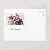 Waterverf van de  kanaalbrug van Venetië Feestdagenkaart (Achterkant)