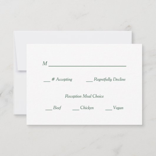 Waterverf van de kerstbruiloft Poinsettia RSVP Kaartje (Achterkant)