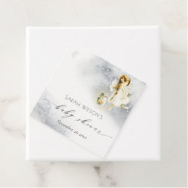 Waterverf van de klinkerstbakkerij — Baby shower Bedankjes Labels