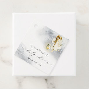 Waterverf van de klinkerstbakkerij — Baby shower Bedankjes Labels