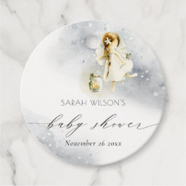 Waterverf van de klinkerstbakkerij — Baby shower Bedankjes Labels