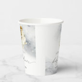 Waterverf van de klinkerstbakkerij — Baby shower Papieren Bekers (Links)