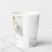 Waterverf van de klinkerstbakkerij — Baby shower Papieren Bekers (Rechts)