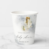 Waterverf van de klinkerstbakkerij — Baby shower Papieren Bekers (Voorkant)