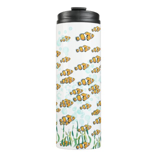 Waterverf van de Koolvis School Fun en Play Thermosbeker (Voorkant)