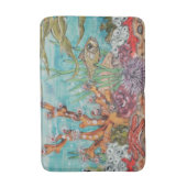 Waterverf van de kreeften van het zee Life Ocean C Badmat (Voorkant Verticaal)