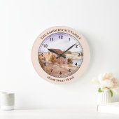 Waterverf van de kustkust van het visserijhuis grote klok (Huis)