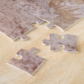 Waterverf van de kustkust van het visserijhuis legpuzzel (Zijkant)