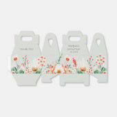 Waterverf van de lente bedankdoosjes (Uitgevouwen)