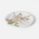 Waterverf van de lentevloer, Bord van Bouquet Pape (Gekanteld)