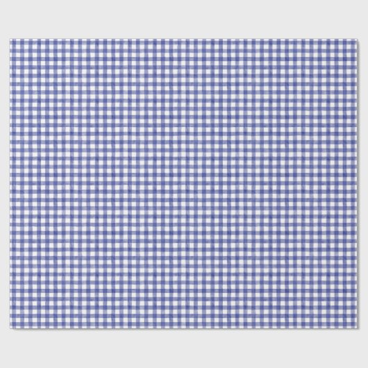 Waterverf van de marine, Gingham-pakpapier Cadeaupapier