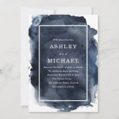 Waterverf van de marine - witte grens Splash bruil Kaart (Voorkant)