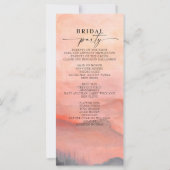 Waterverf van de mountainSunset Wedding Rustic (Achterkant)