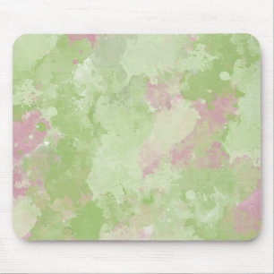Waterverf van de Munt van Girly de Roze Abstracte Muismat