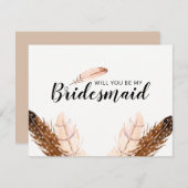 Waterverf van de navel Uitnodiging (Voorkant / Achterkant)