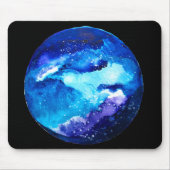 Waterverf van de nebula sterrenstelsel van de blau muismat (Voorkant)