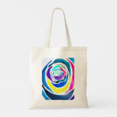 Waterverf van de nebula sterrenstelsel van de blau tote bag (Achterkant)