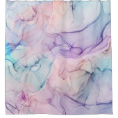 Waterverf van de pasta van het esthetische schildp douchegordijn (Voorkant)