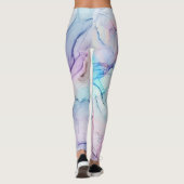 Waterverf van de pasta van het esthetische schildp leggings (Achterkant)